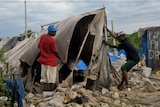 Haitians clean up following Tropical Storm Isaac