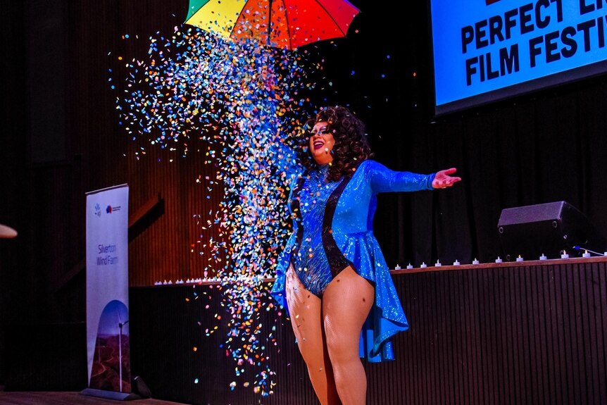 Shelita Buffet performing at the Perfect Light Film Festival