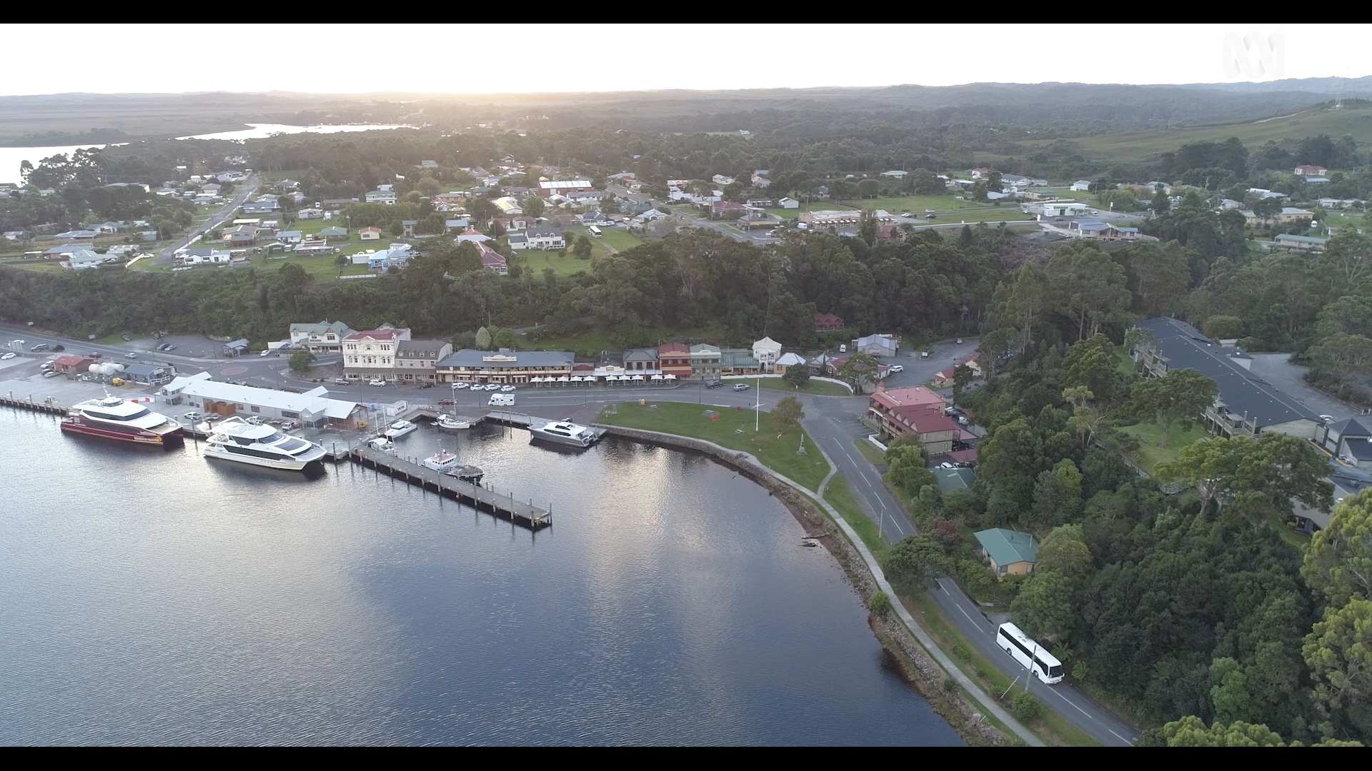 Come for a flying visit over Strahan, Tasmania ABC Northern Tasmania