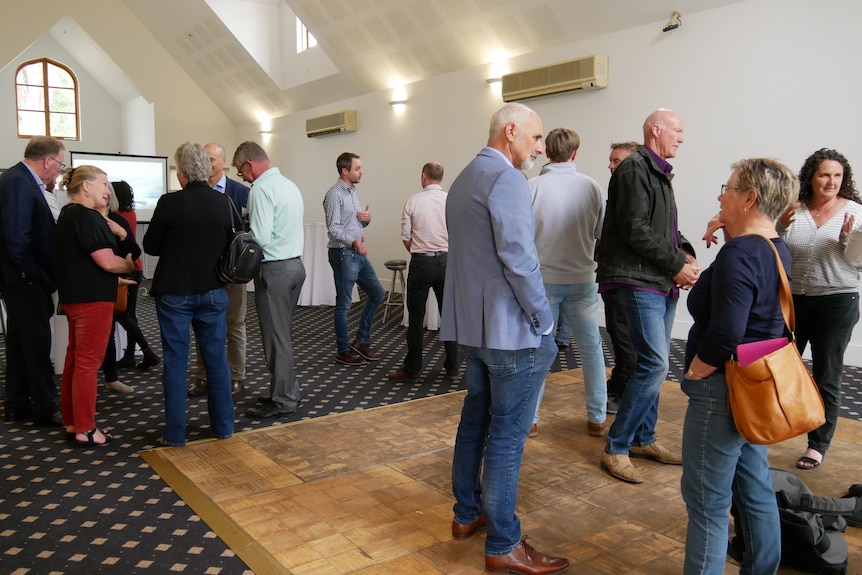 people standing in a room