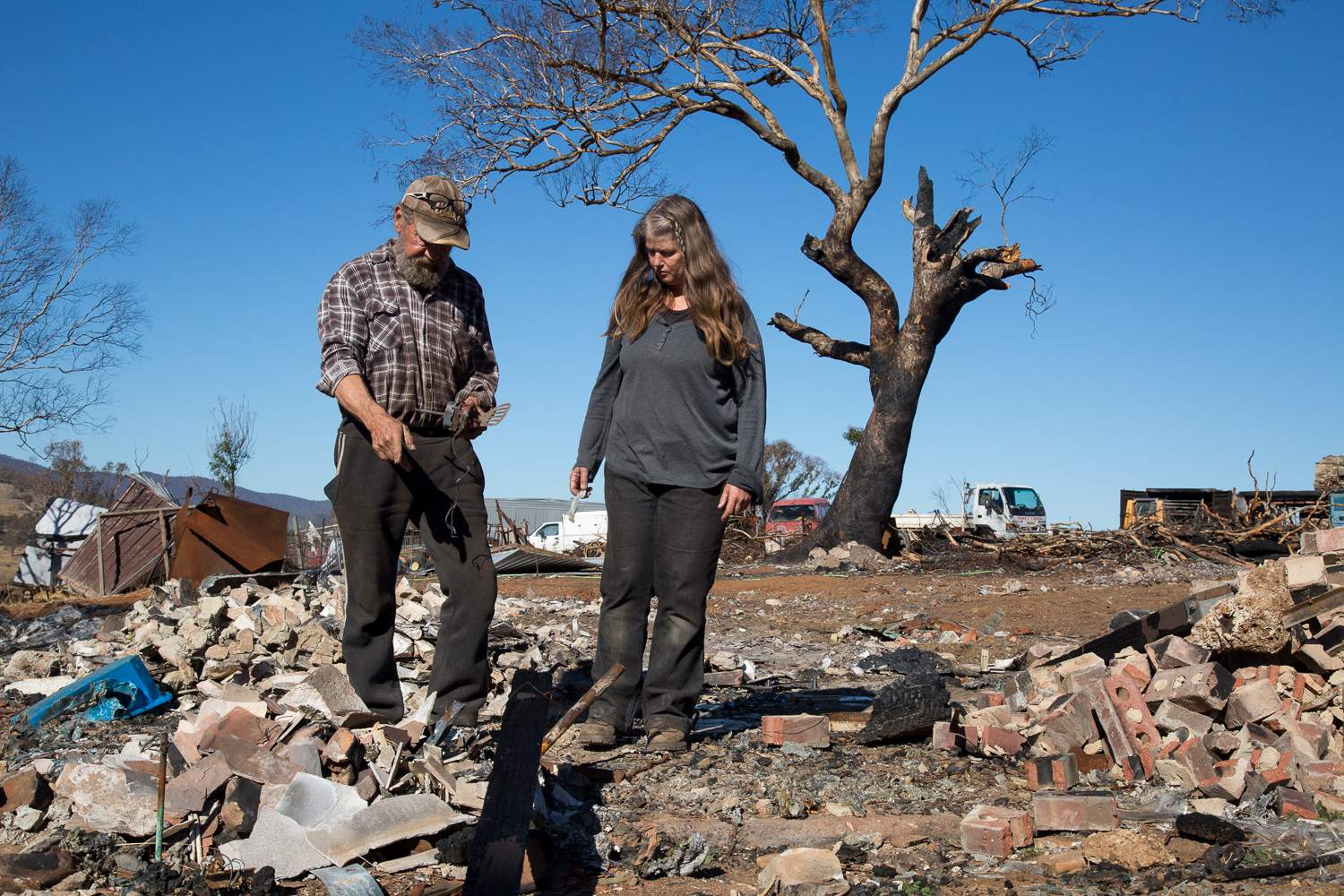 Tony Weston and Nina Clarke