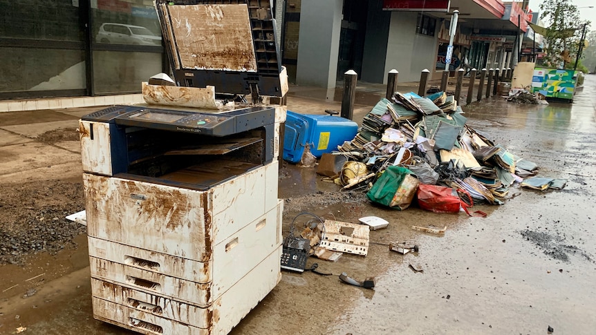 Items destroyed by flood waters in Lismore