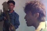 Zainullah Naseri during a police interrogation