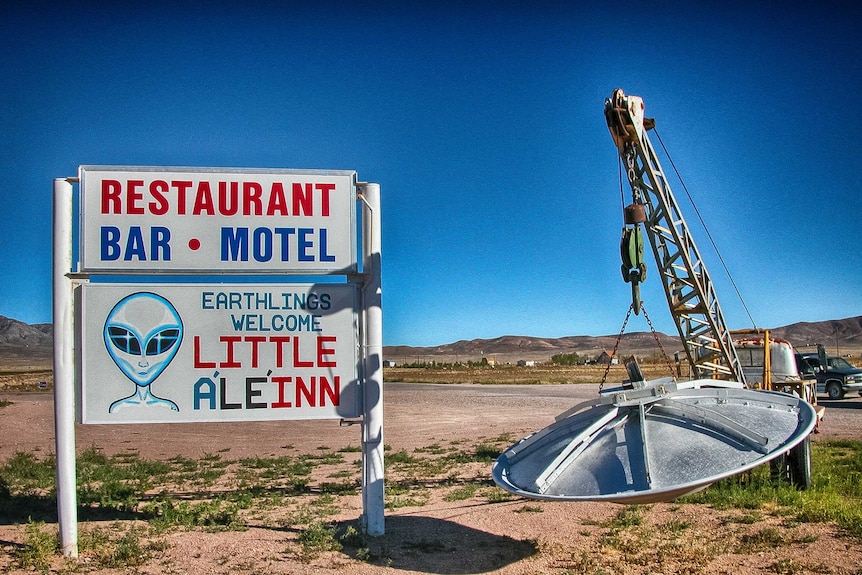 The Little A'Le'Inn hotel in Rachel, Nevada in the United States