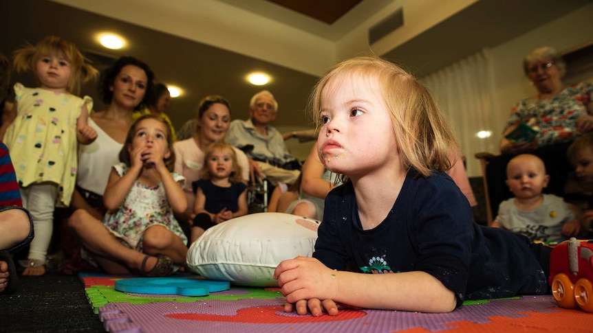 Eldercare intergenerational playgroup