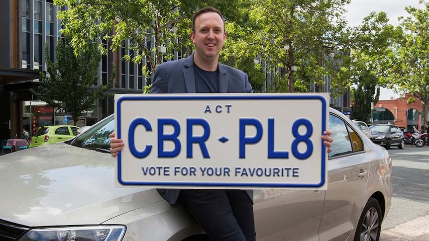 Vote for ACT number plate