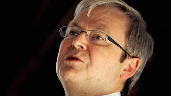 File photo: Kevin Rudd in 2008 (Getty Images: Sergio Dionisio)