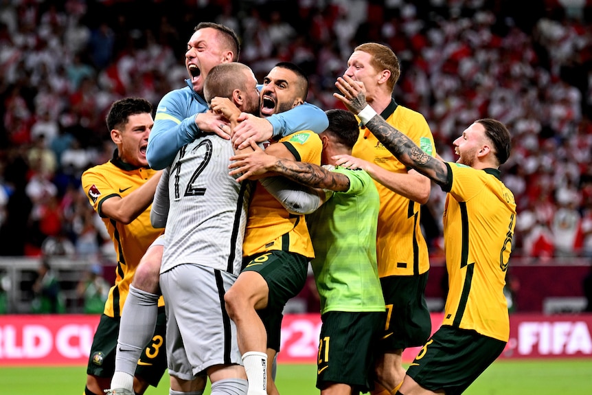 Socceroos celebrate