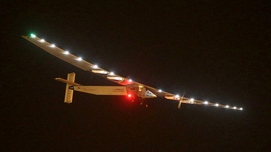 The Solar Impulse 2 on its journey to Nanjing, China on April 22, 2015.