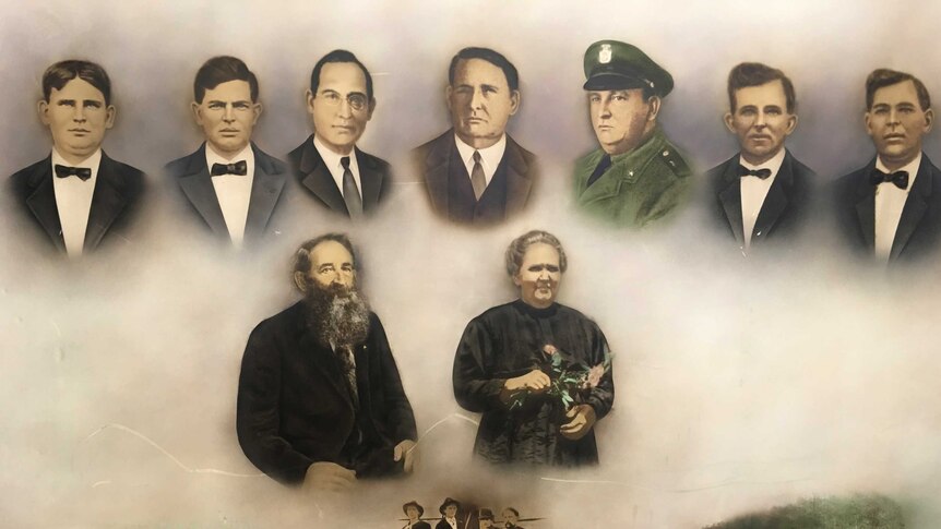 An image depicting the lineage of William Anderson Hatfield in Logan County.