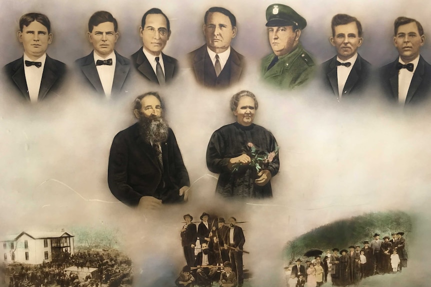 An image depicting the lineage of William Anderson Hatfield in Logan County.