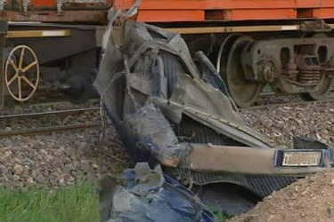 rail accident wreckage