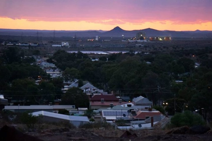 View across Railwaytown, Broken Hill