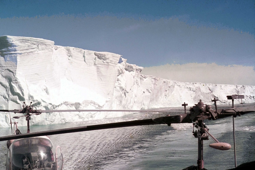 An iceberg longer than from Brisbane to Noosa and about half as wide in Antarctica, date unknown.