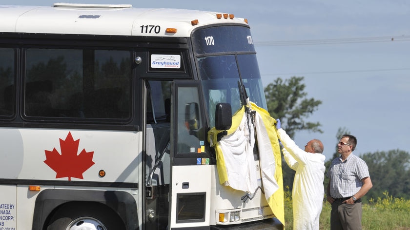 Horrific murder on Canadian bus