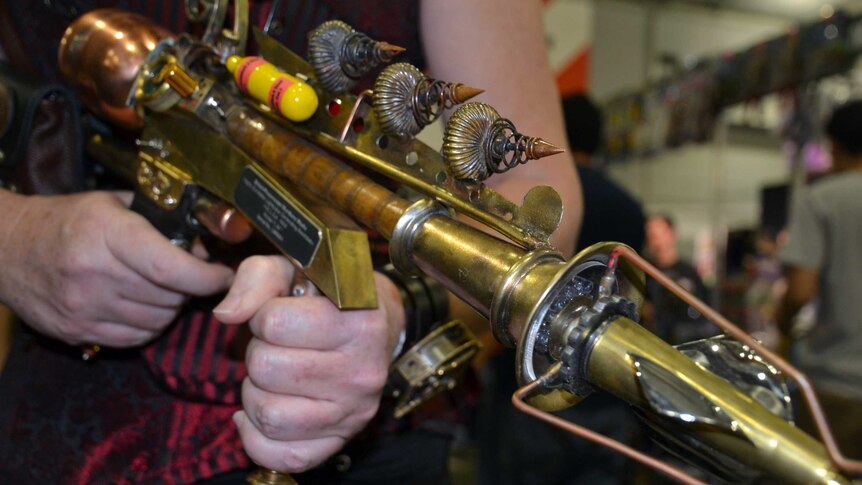 Steampunk weaponry on show at Oz Comic-Con