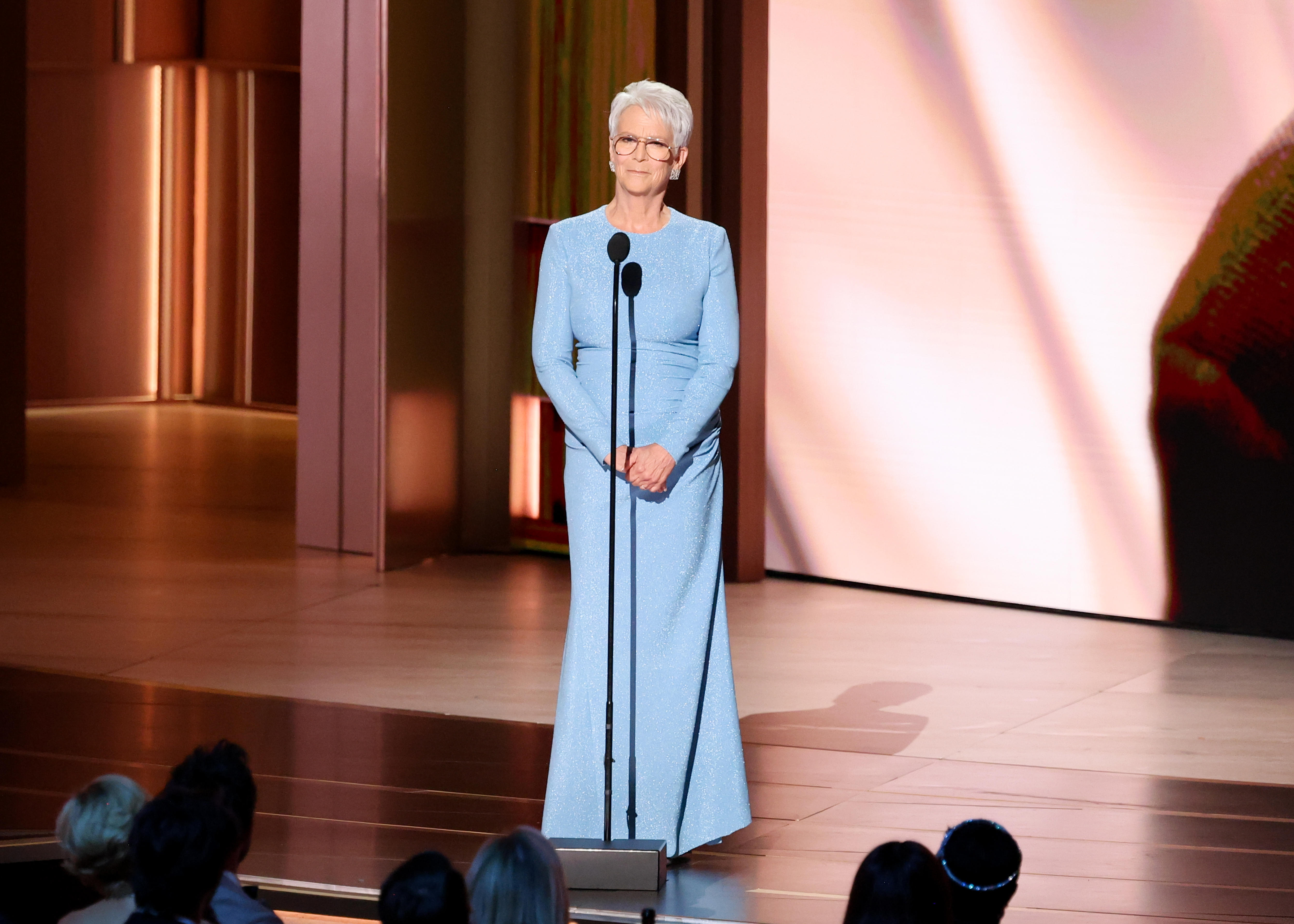 Jamie Lee Curtis gets emotional when she talks about Rob Reiner.