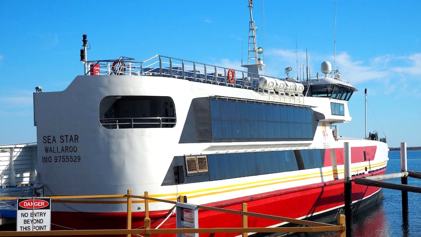 Sea Star ferry at Wallaroo