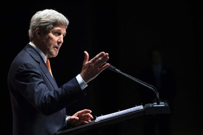 John Kerry speaks about Iran's nuclear program