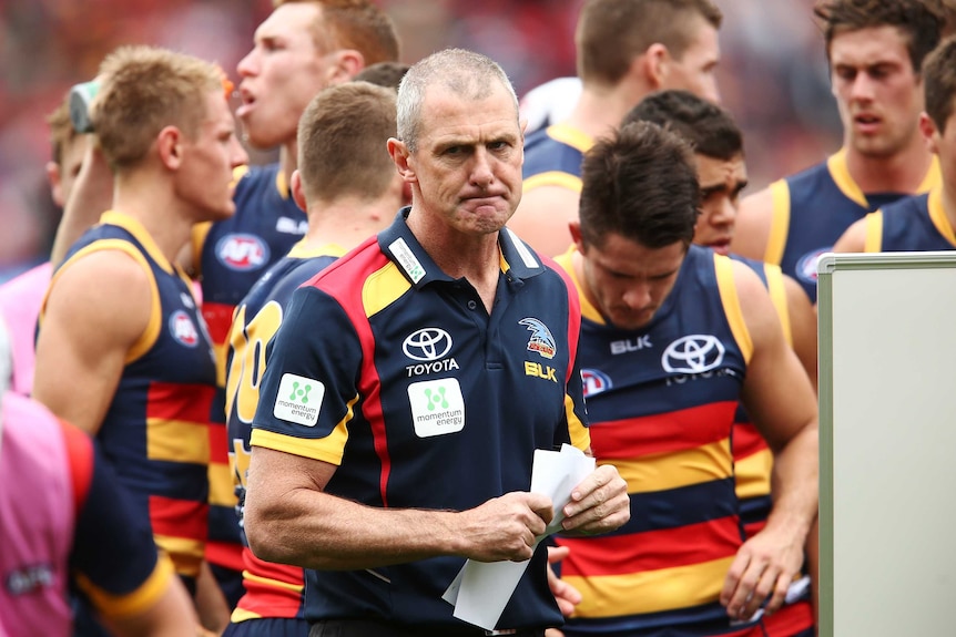 Healing process .... The Crows continue to be supported following the death of Phil Walsh