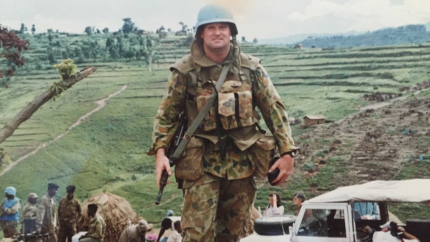 Retired soldier Steve McCrohon