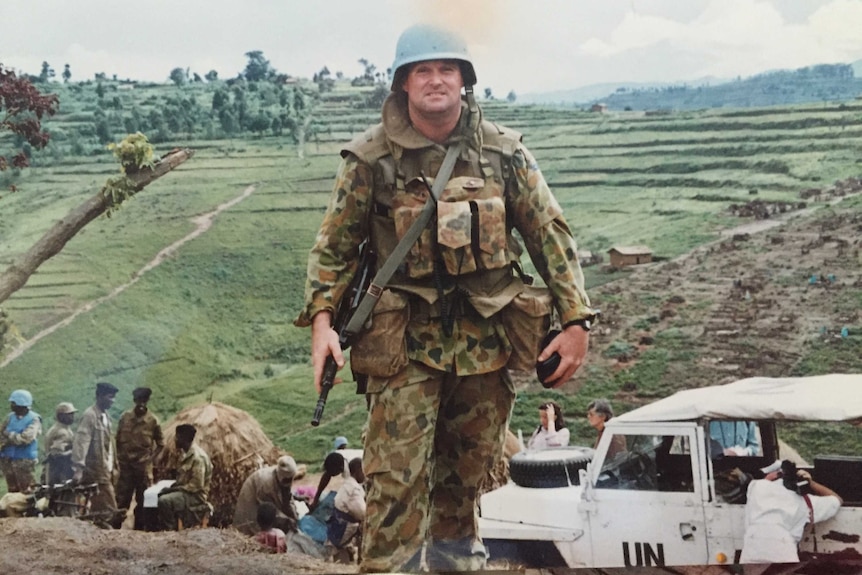 Retired soldier Steve McCrohon