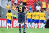 Feeling of despair ... Josh Kennedy reflects on the Socceroos' loss