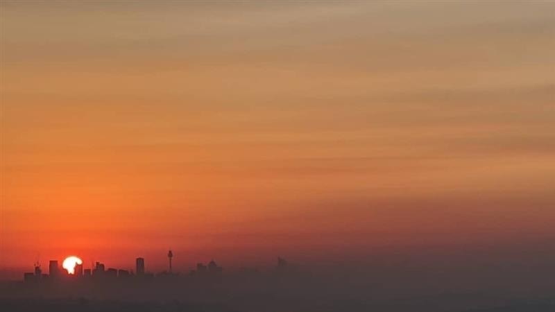 Sunrise over Sydney Harbor as 'catastrophic' Tuesday looms