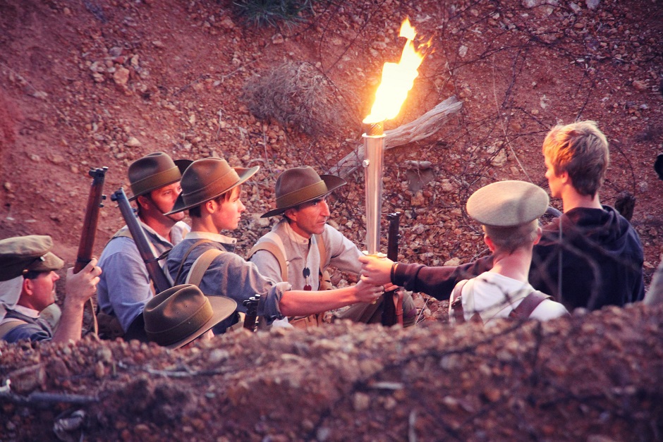 Volunteer history buffs recreate Leane's Trench on a property near Geraldton.