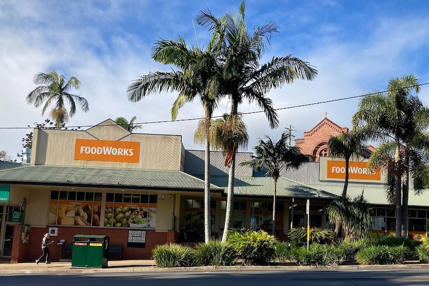 A supermarket called Foodworks in Bangalow