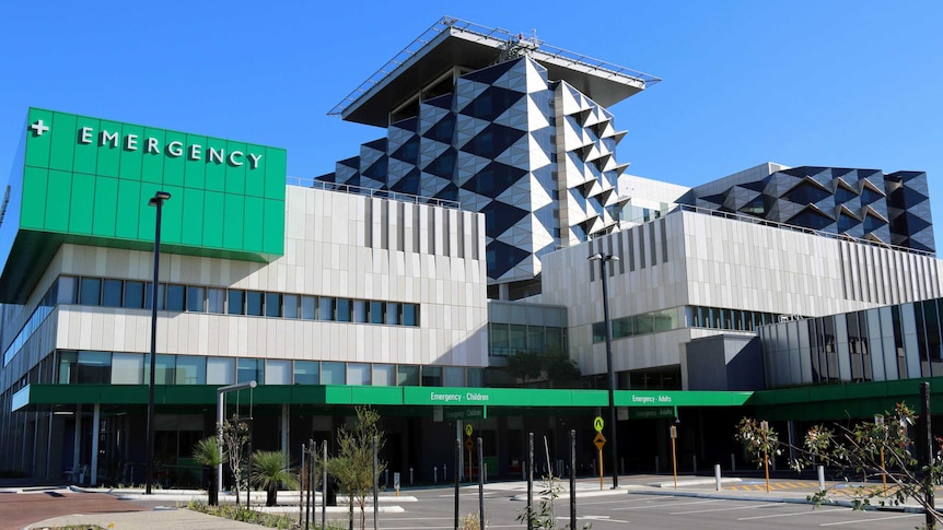 Fiona Stanley hospital emergency department in Perth 16 October 2014