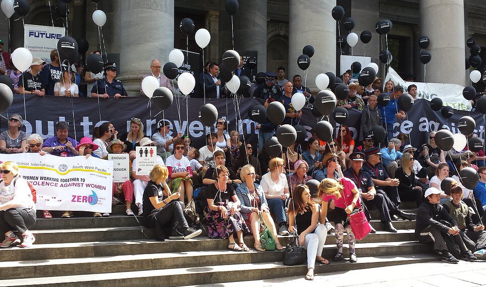 More than 200 people take to the streets in Adelaide for White Ribbon ...