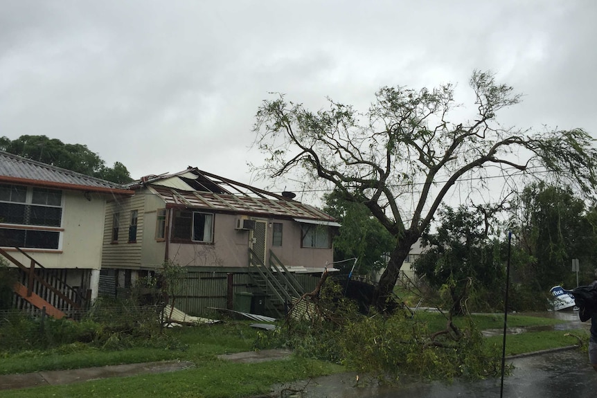 House ripped apart by Tropical Cyclone Marcia