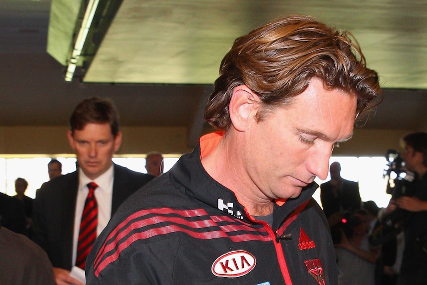 Bombers coach James Hird