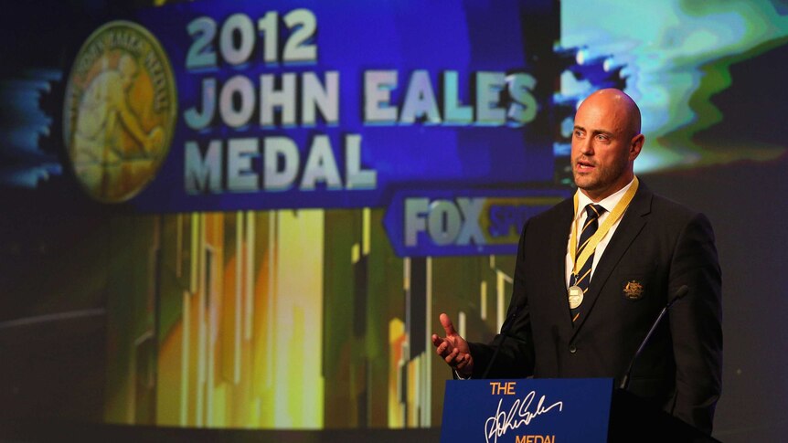 Sharpe accepts second John Eales Medal