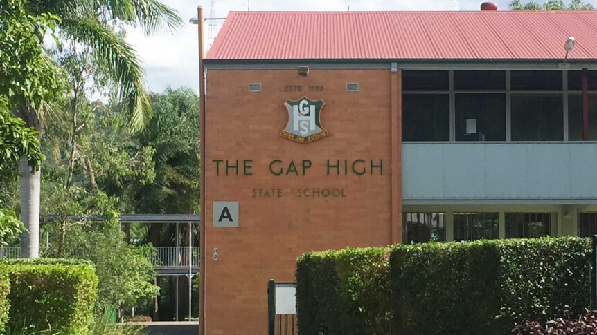 A building at The Gap State High School in Brisbane's west.