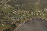Aerial pic of Cape Barren island
