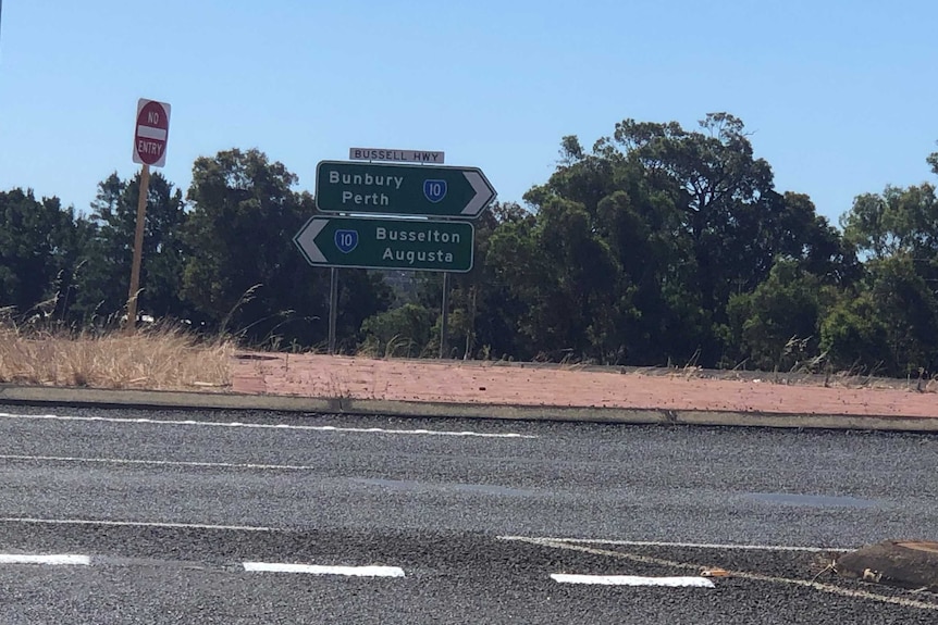 Bussell highway near Capel