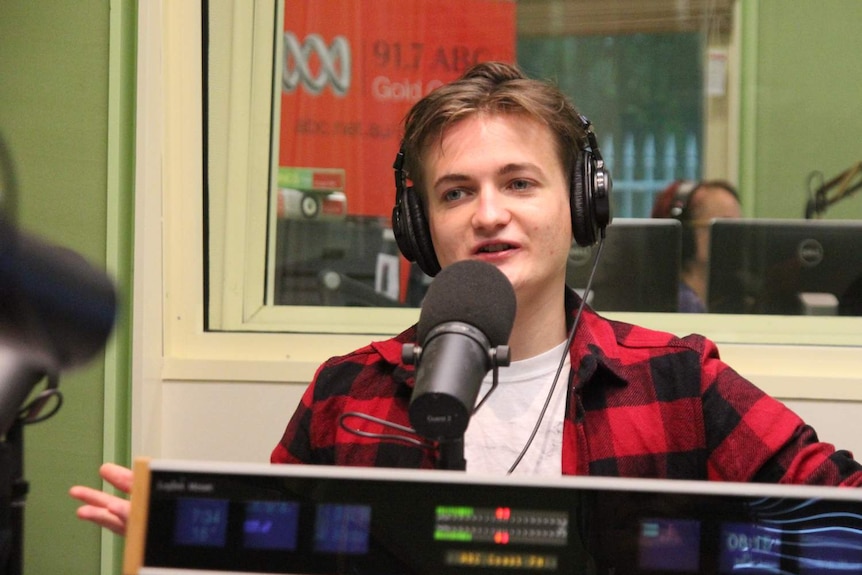 Jack Gleeson who plays Joffrey Baratheon in Game of Thrones in the ABC Gold Coast studios