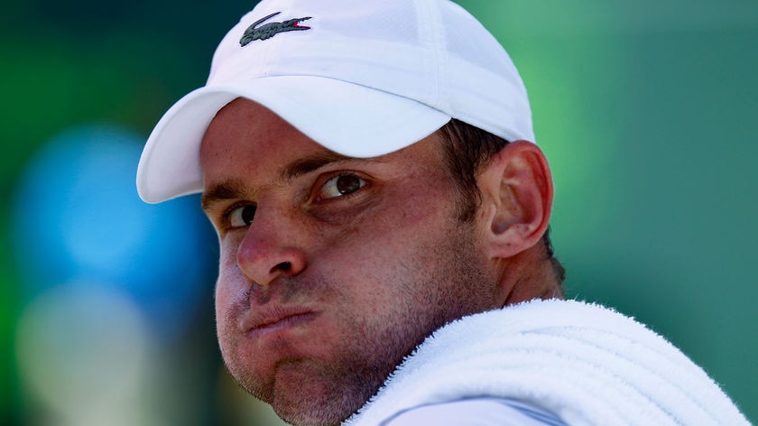 Roddick had a slow start before bludgeoning his way into the semis (file photo).