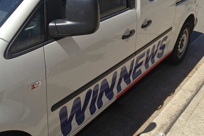 A WIN news van