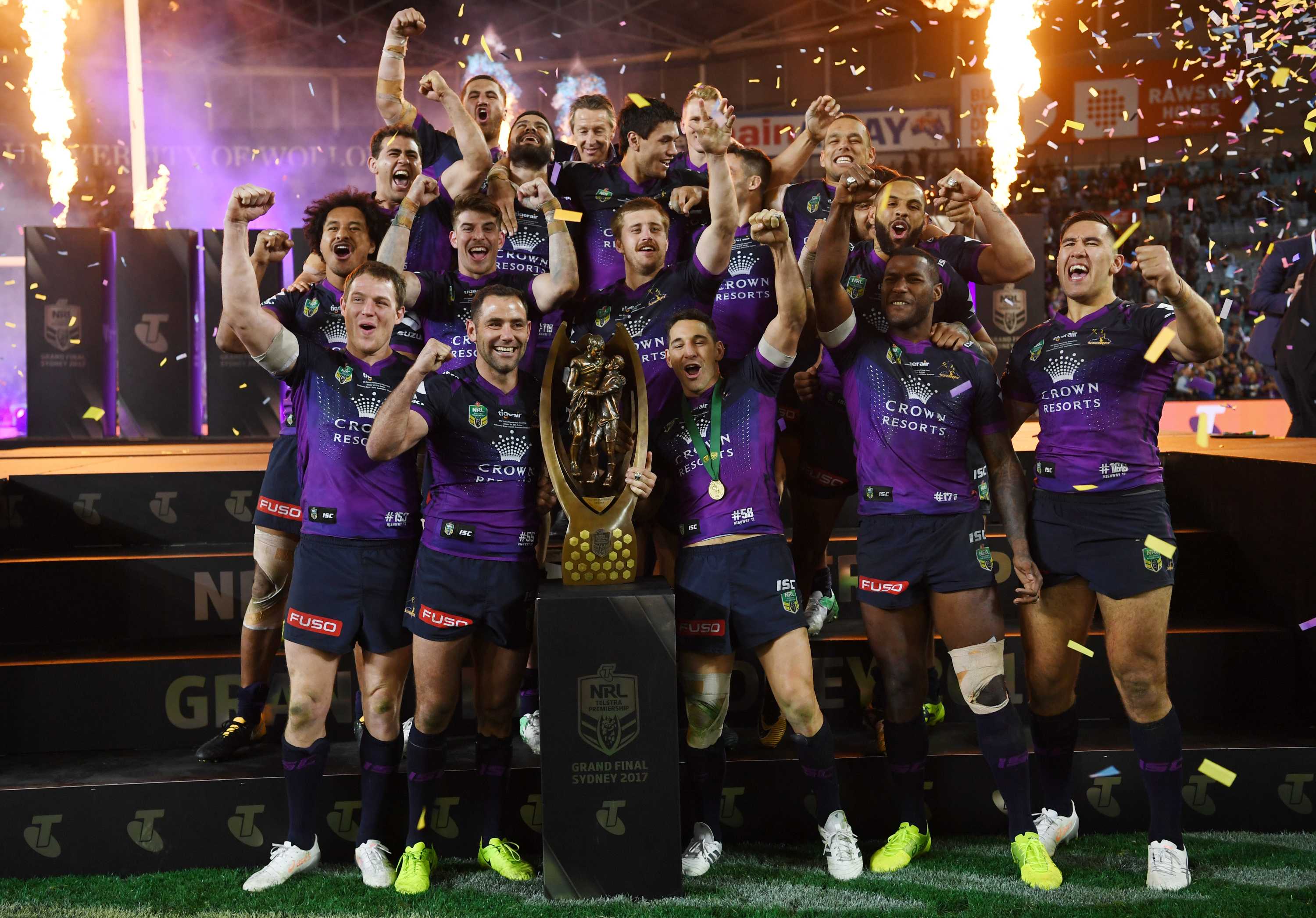 Melbourne Storm win NRL grand final 346 against North Queensland