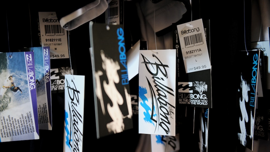 Billabong price tags