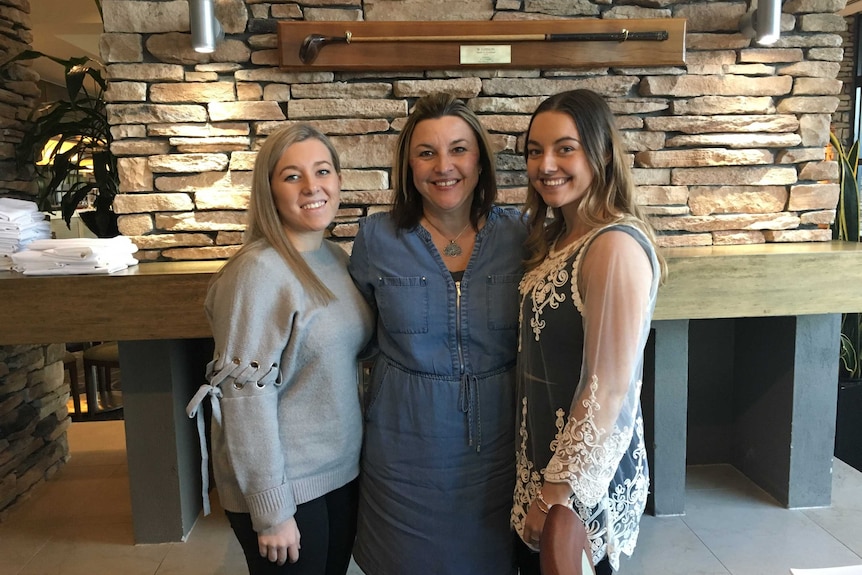 Mother-of-two Jodie Cooper with her daughters.