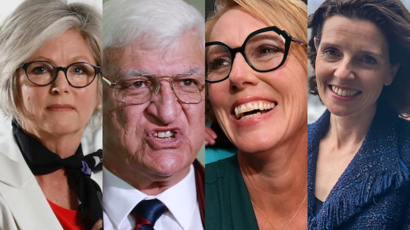 A composite image of four politicians