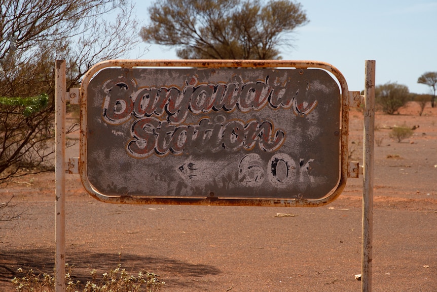 Banjawarn Station sign