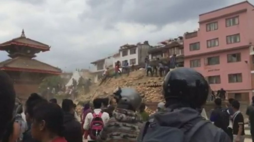 Magnitude-7.9 earthquake hits Nepal