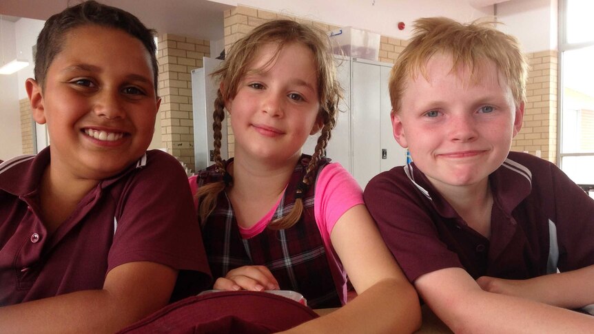 Three indigenous students from Namadgi School.