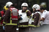 Emergency services workers investigate second London bomb threat