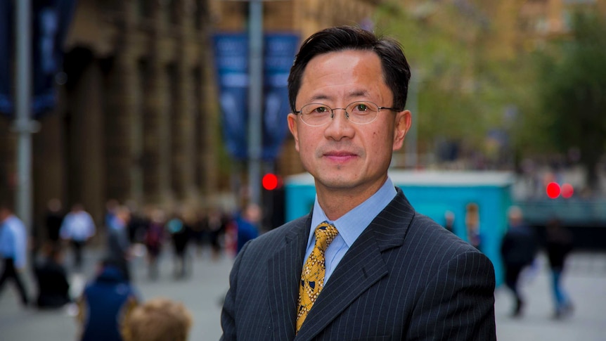 Matthew Ng in Martin Place